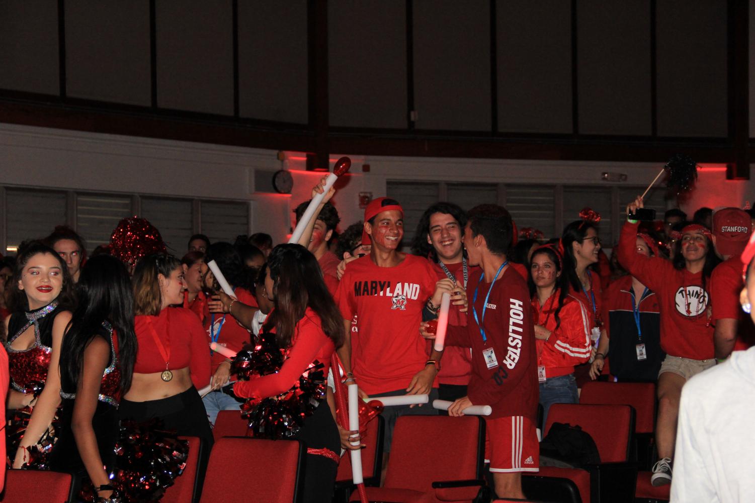 Decked in Red for the Senior Pep Rally!