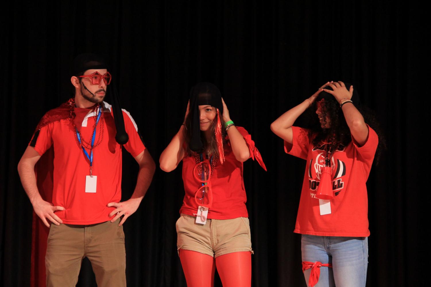 Decked in Red for the Senior Pep Rally!