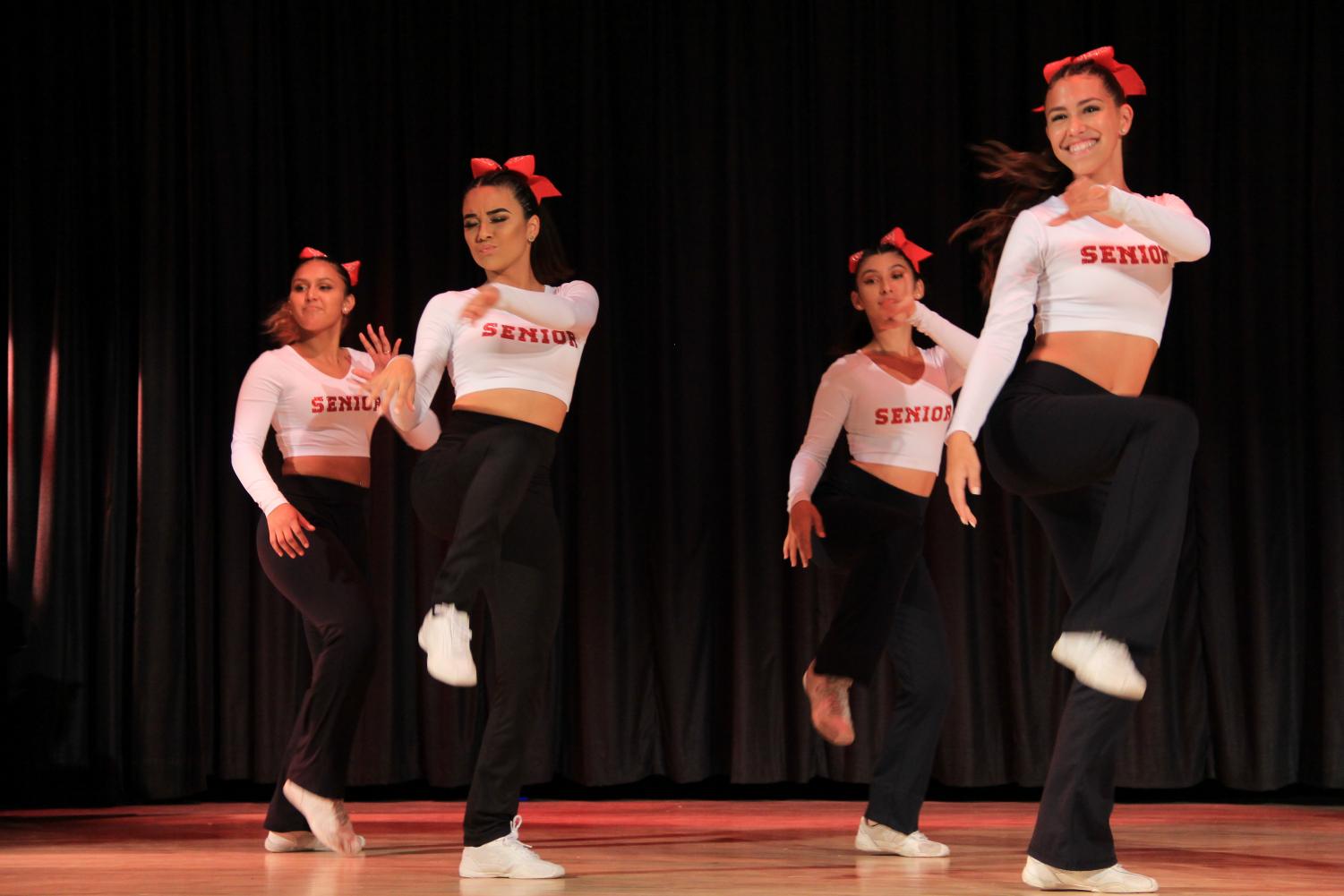 Decked in Red for the Senior Pep Rally!