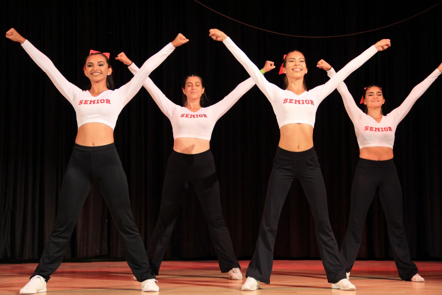 Decked in Red for the Senior Pep Rally!