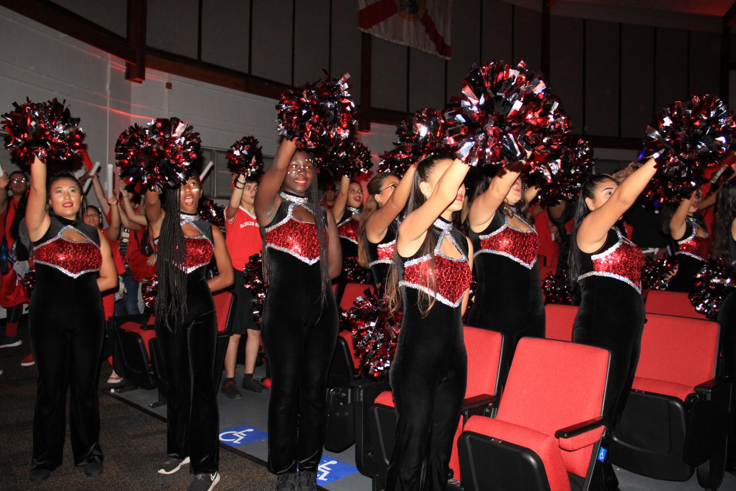 Decked in Red for the Senior Pep Rally!