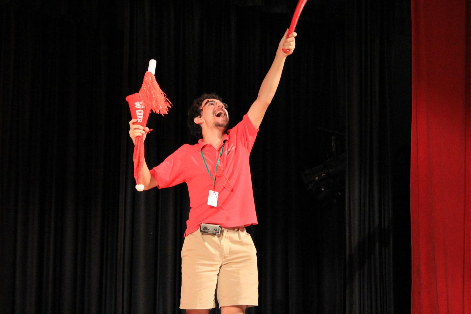 Decked in Red for the Senior Pep Rally!