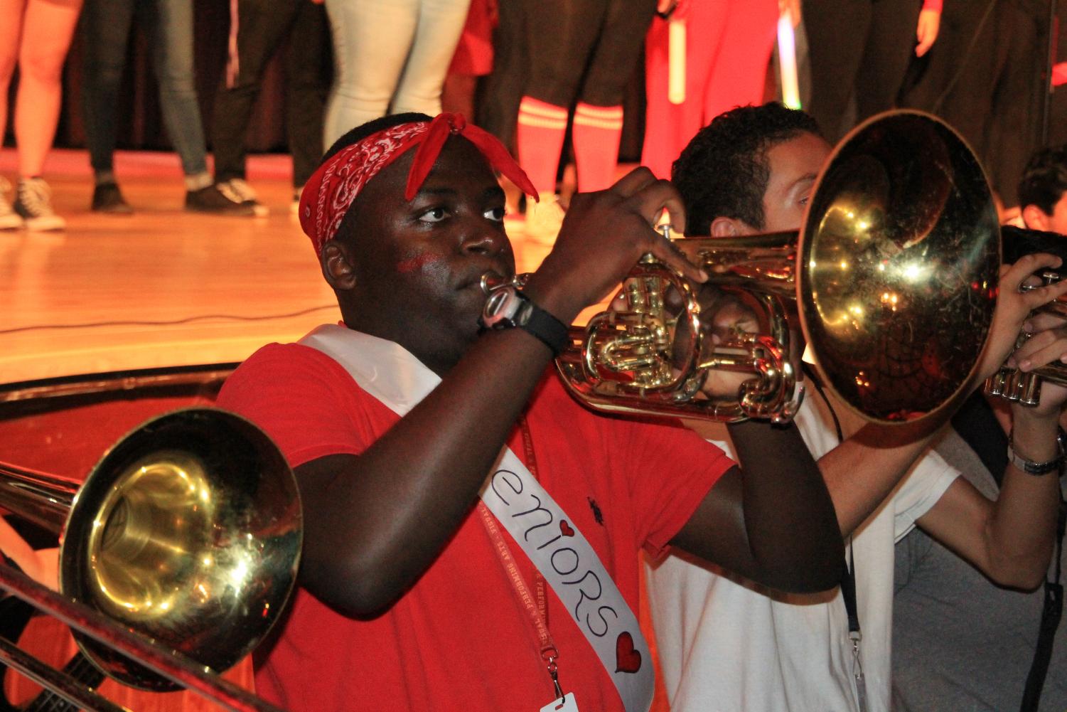 Decked in Red for the Senior Pep Rally!