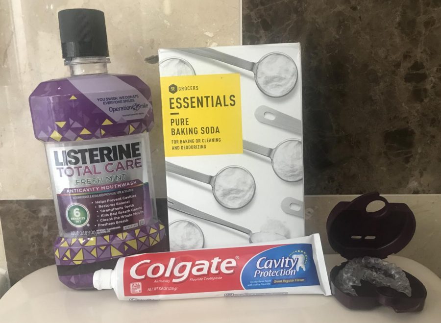 Teeth care products to help achieve and maintain a white smile. 
