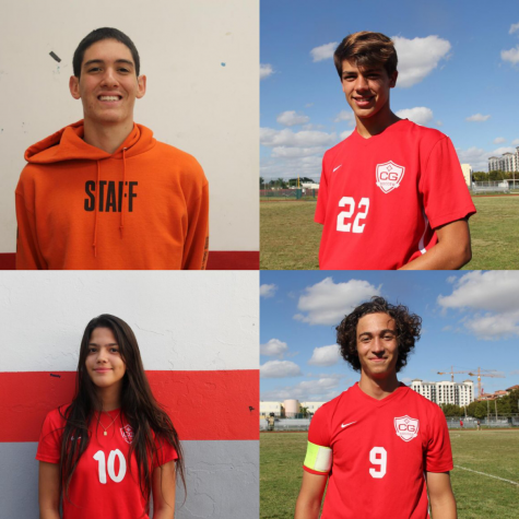 The Coral Gables Senior High Athletes of the Week for the month of November.