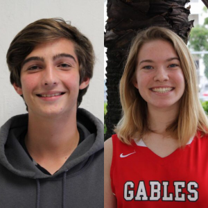 The two athlete spotlights, August Field and Mia Crabill, for the time spanning between Dec. 3 to Dec 14.