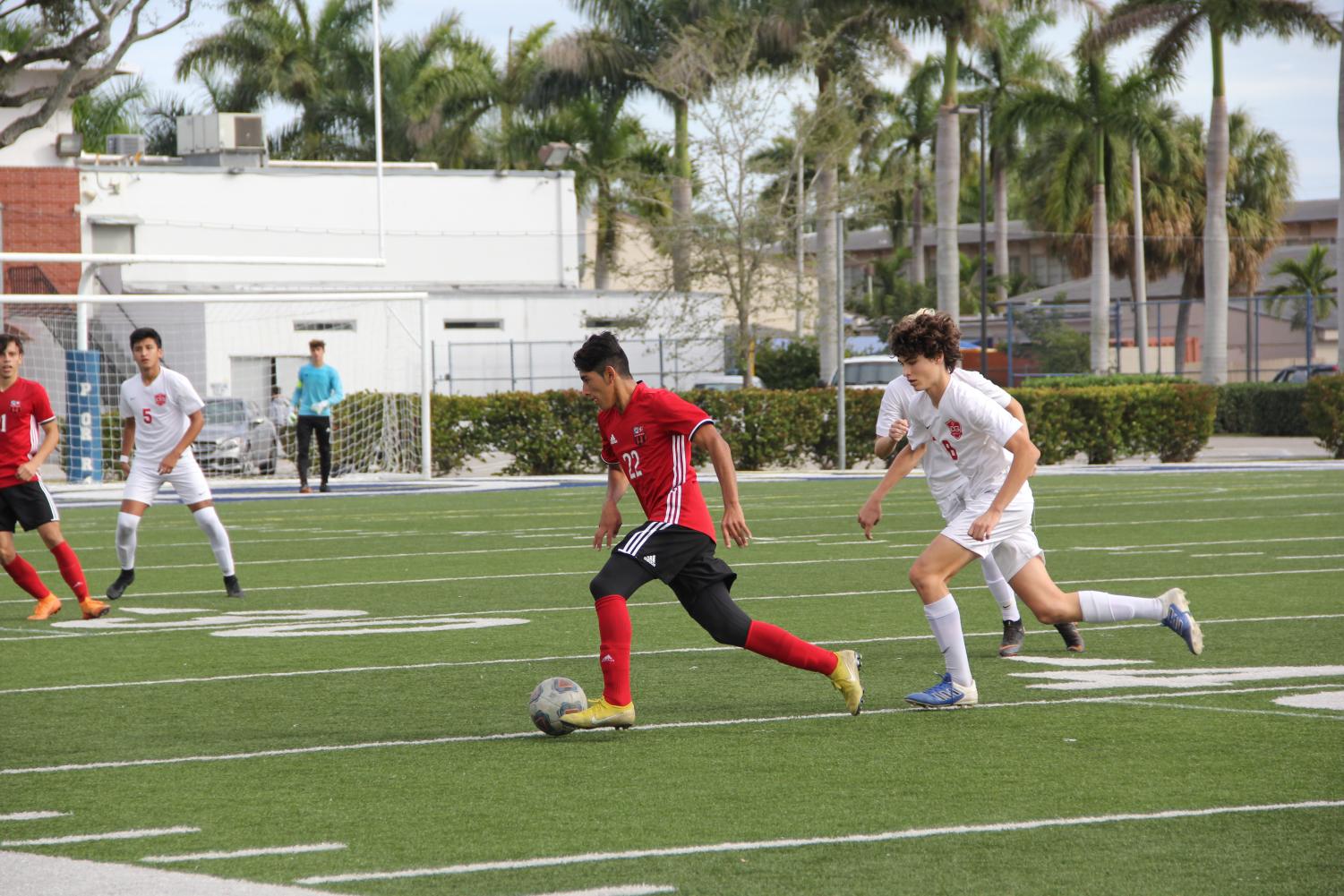 Boys+Soccer+Advances+to+District+Final+With+Victory+Over+Beach+High%21