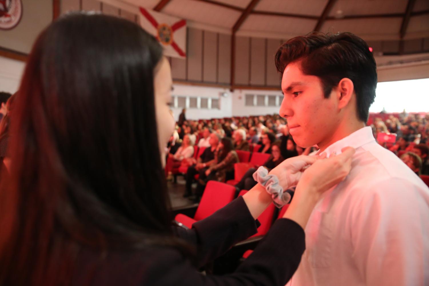 Juniors+Participate+in+IB+Pinning+and+Junior+Ring+Ceremony