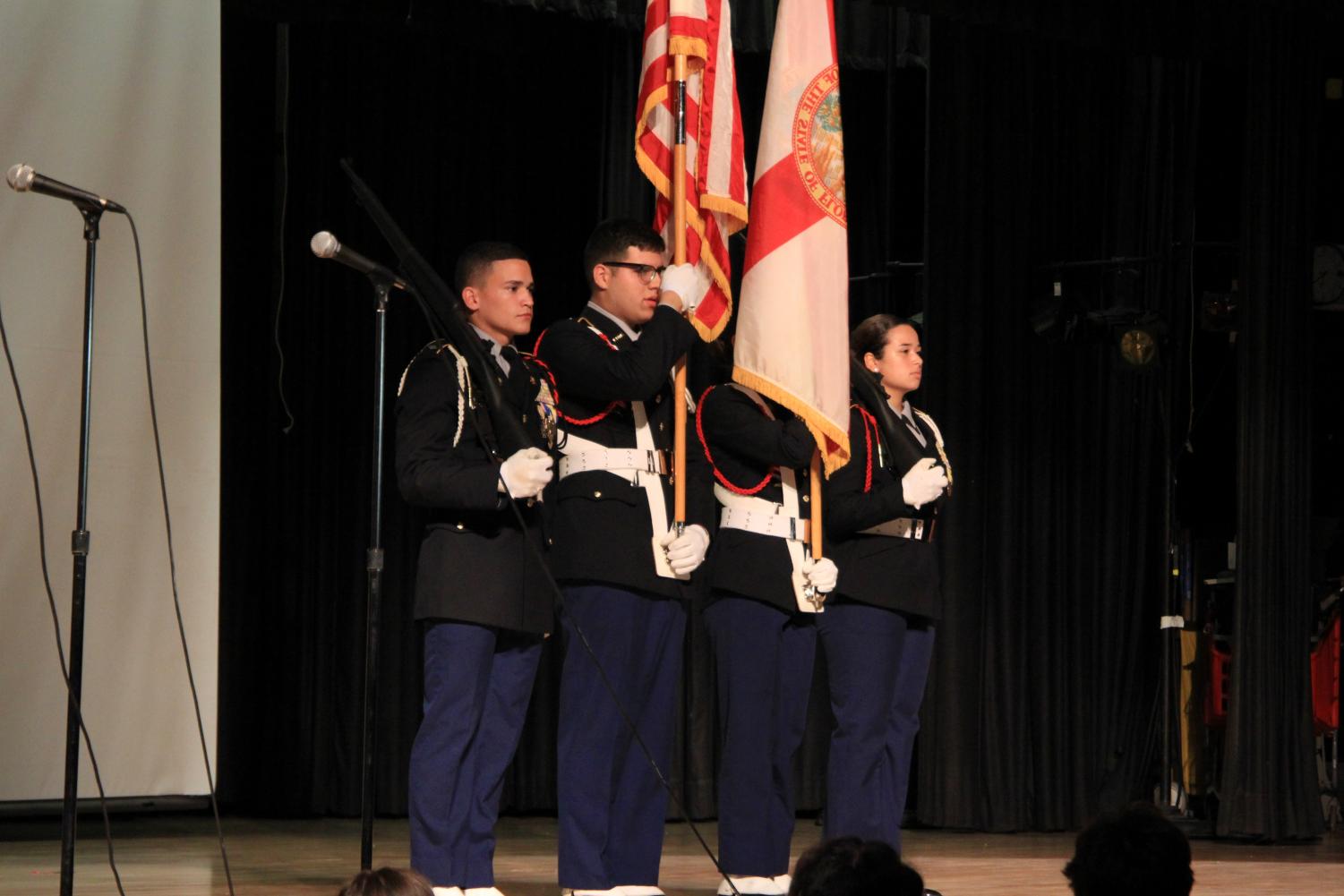 Juniors Participate in IB Pinning and Junior Ring Ceremony