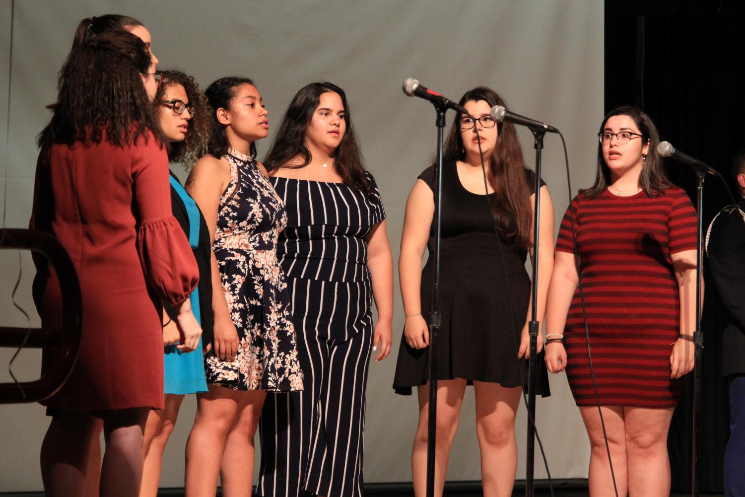 Juniors Participate in IB Pinning and Junior Ring Ceremony