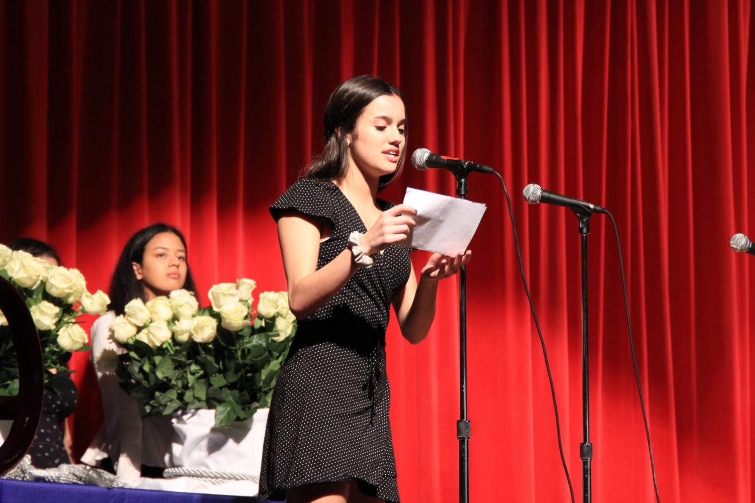 Juniors Participate in IB Pinning and Junior Ring Ceremony