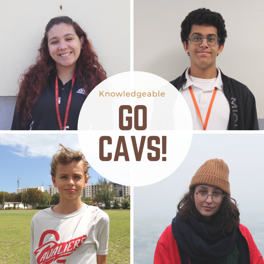 These four Cavs were selected as knowledgeable for the month of February!