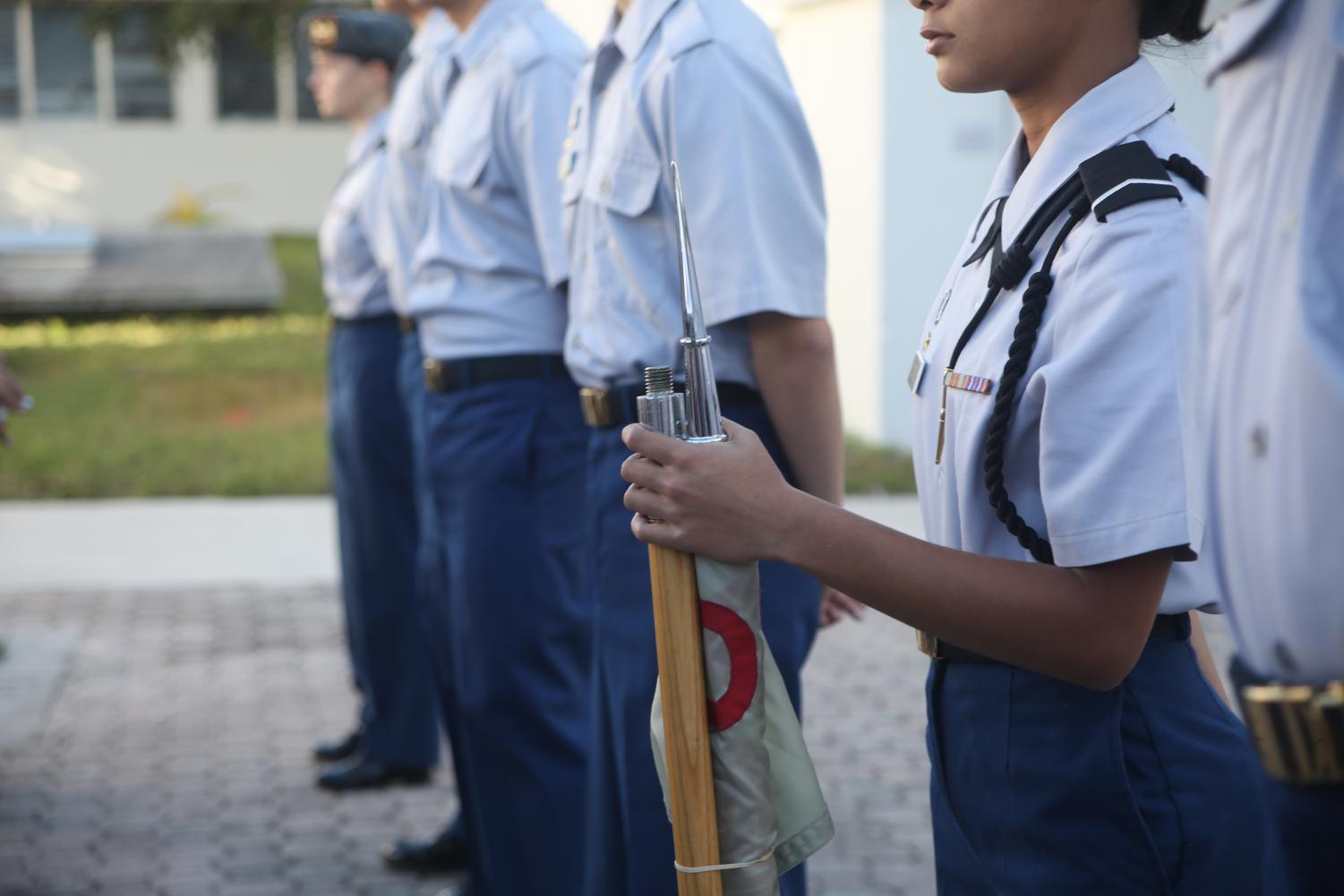 Carvalho commemorates JROTC cadets