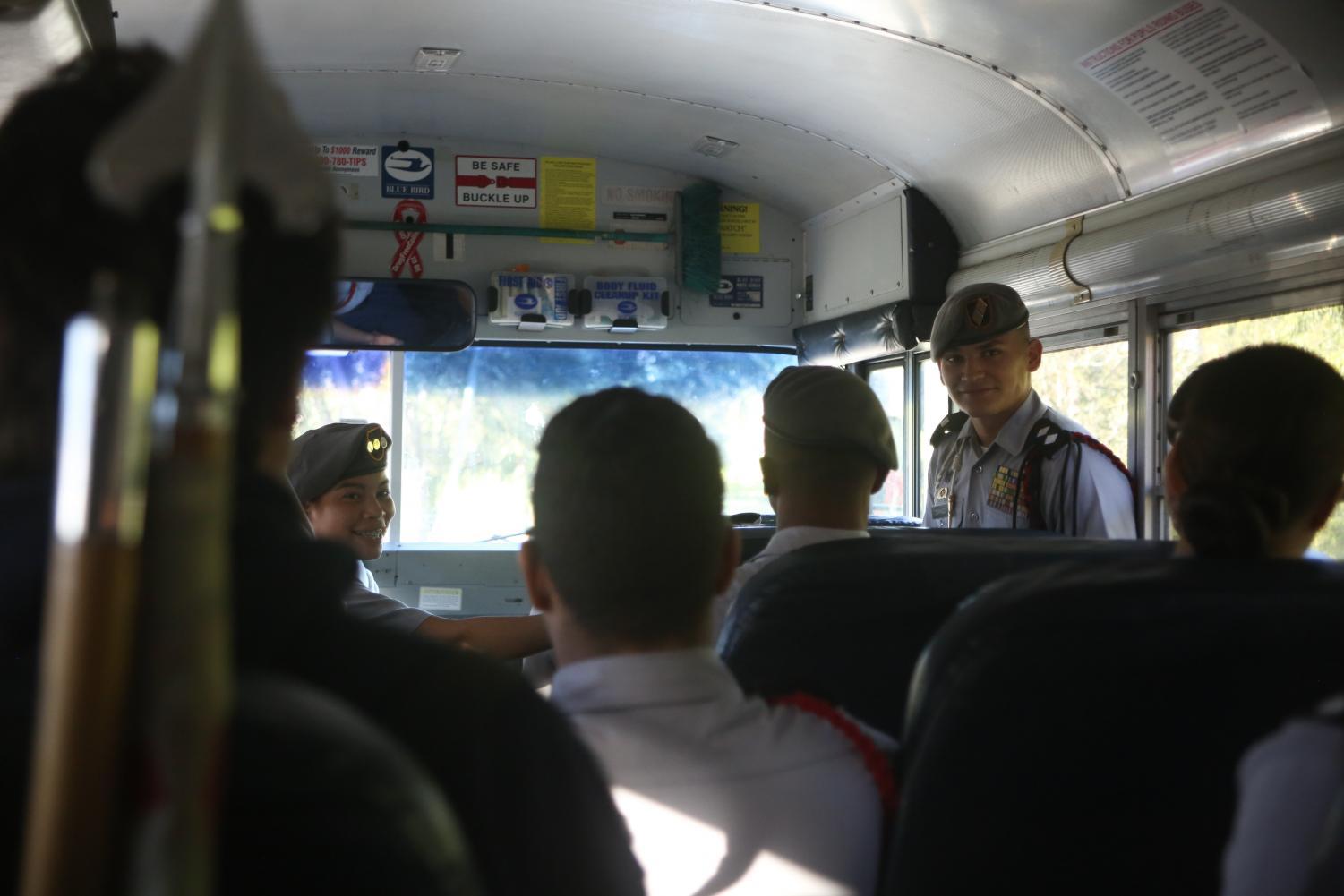 Carvalho commemorates JROTC cadets