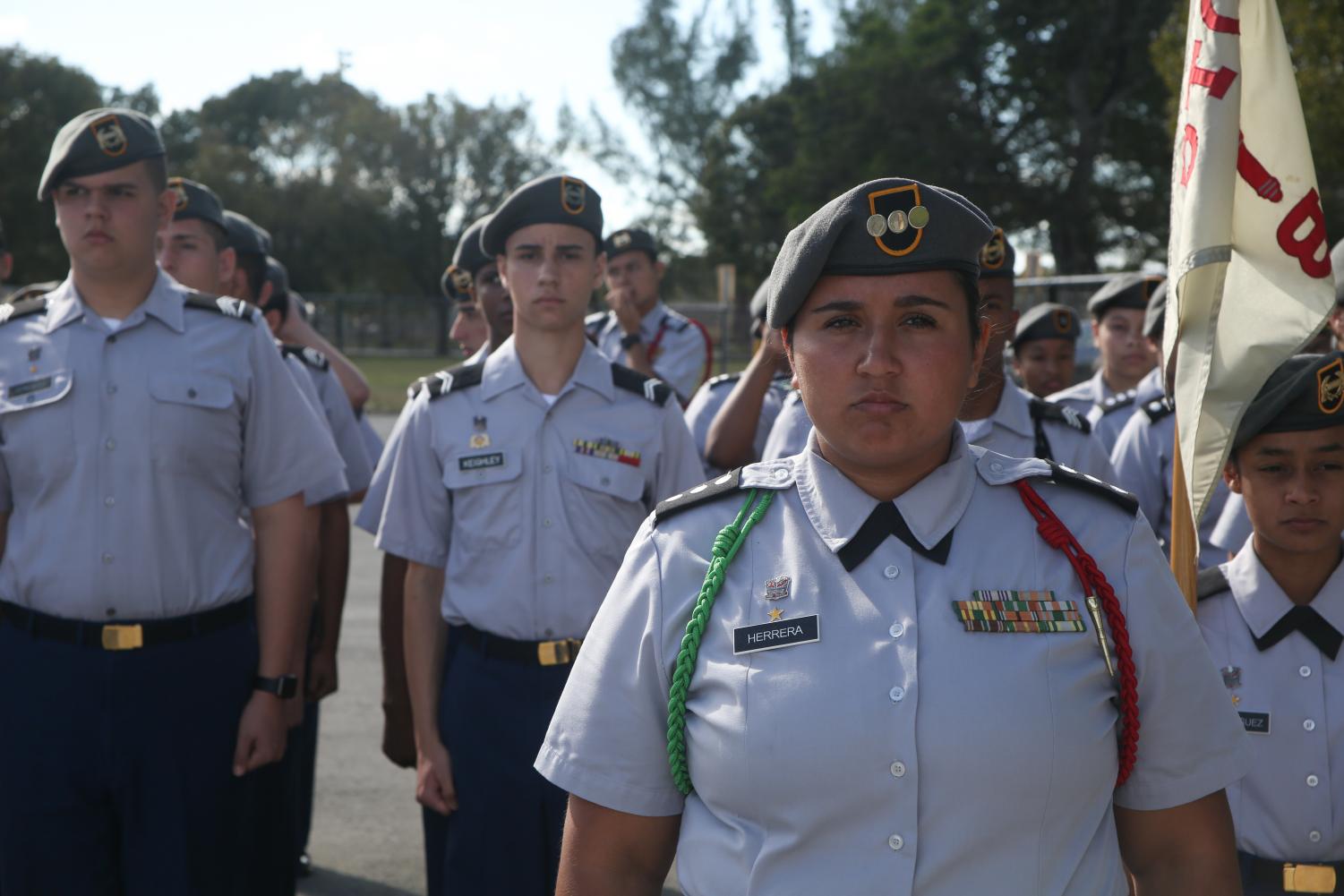 Carvalho commemorates JROTC cadets