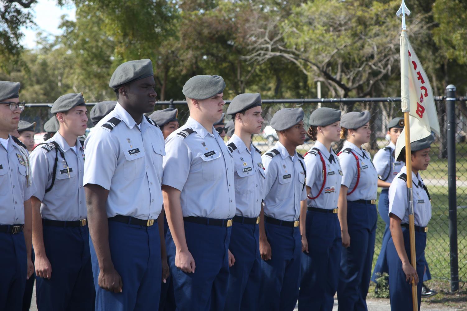 Carvalho commemorates JROTC cadets