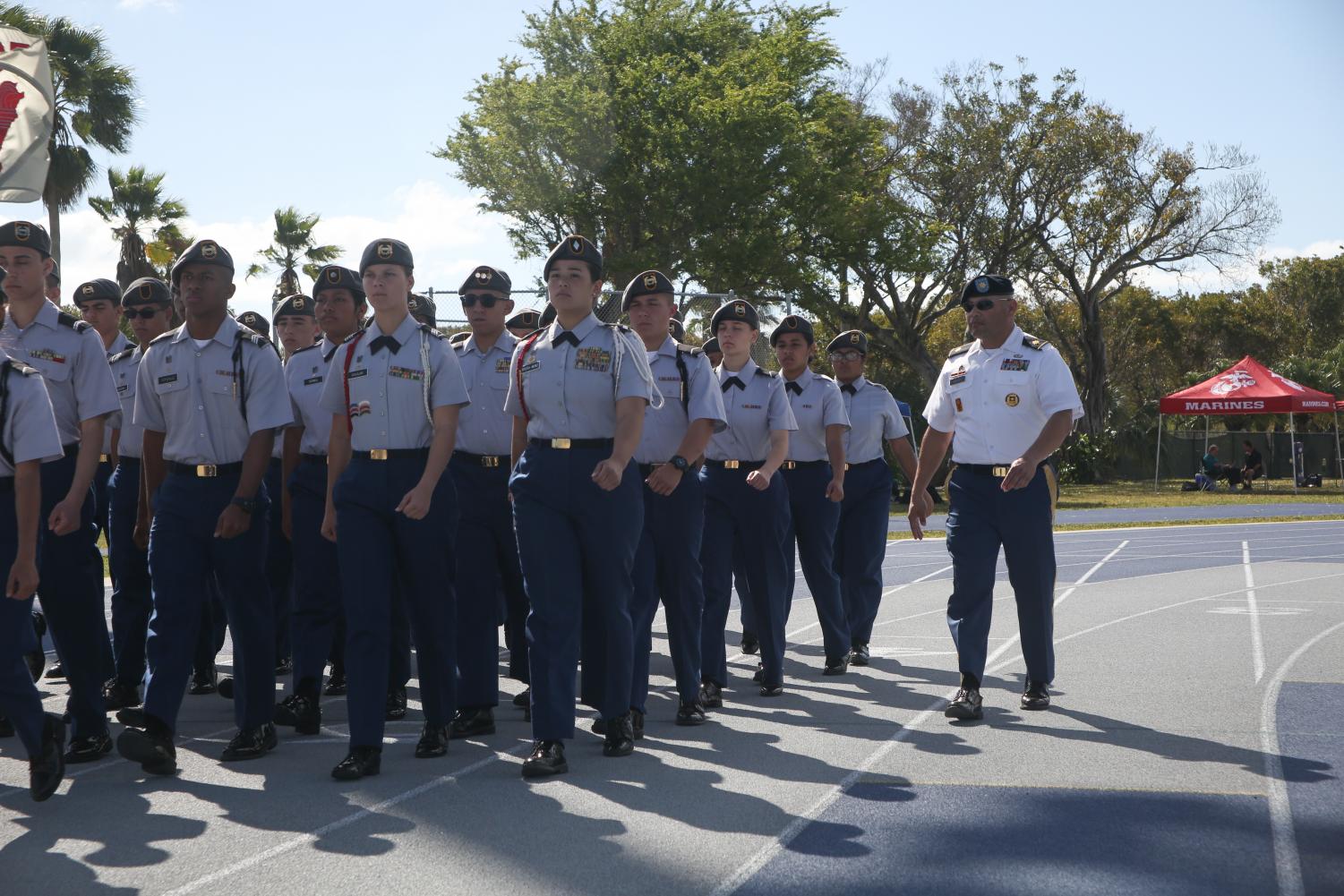Carvalho commemorates JROTC cadets
