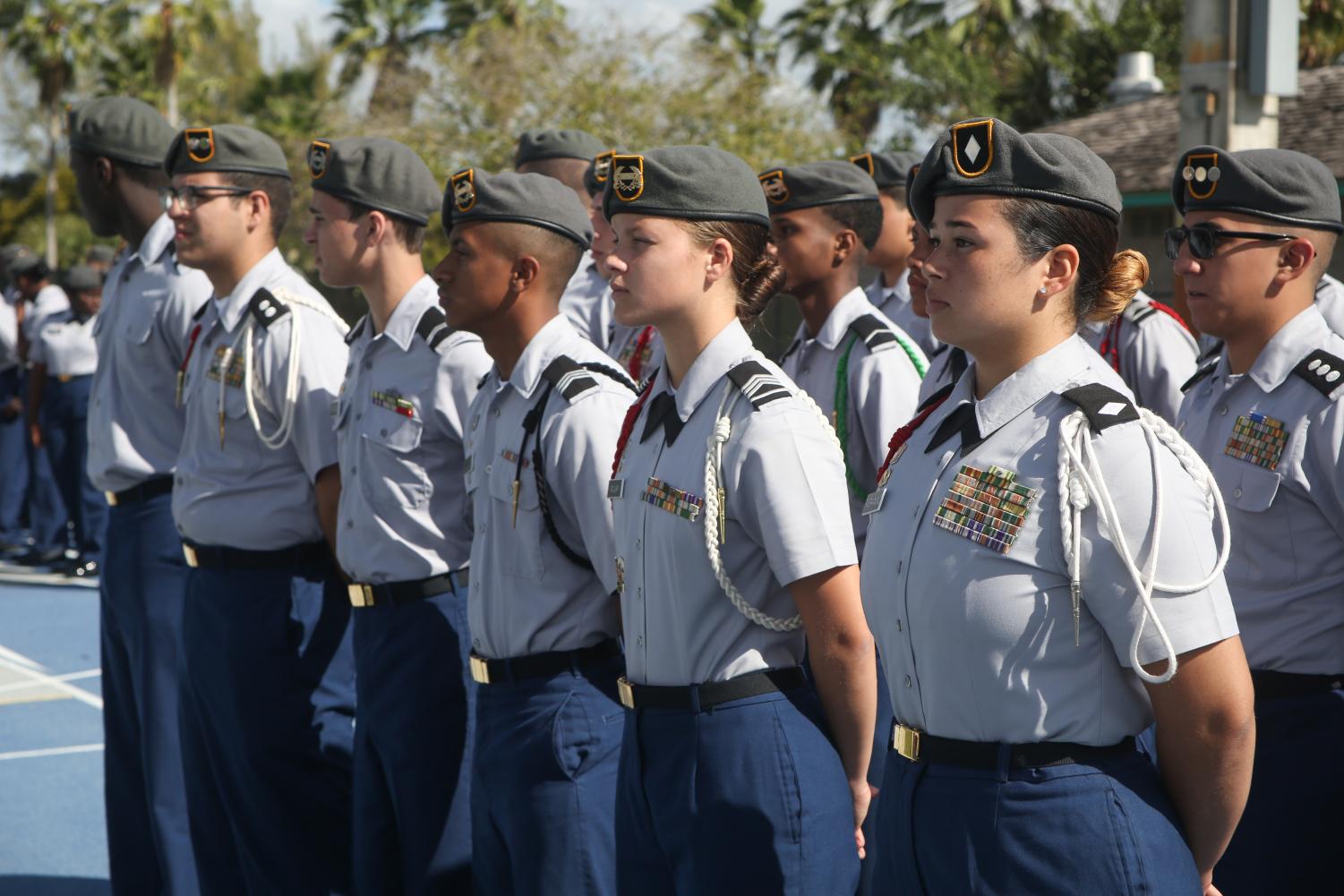 Carvalho commemorates JROTC cadets