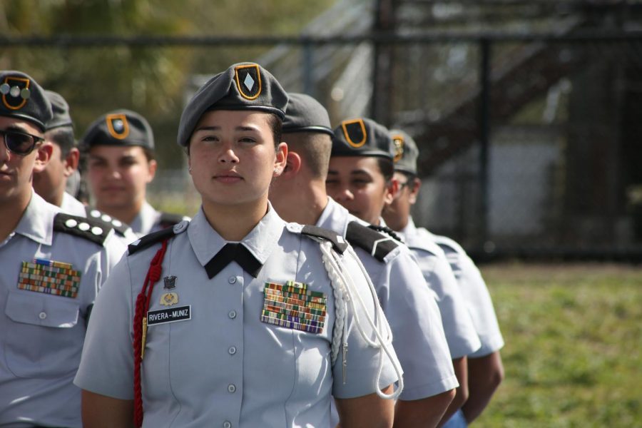 Carvalho commemorates JROTC cadets