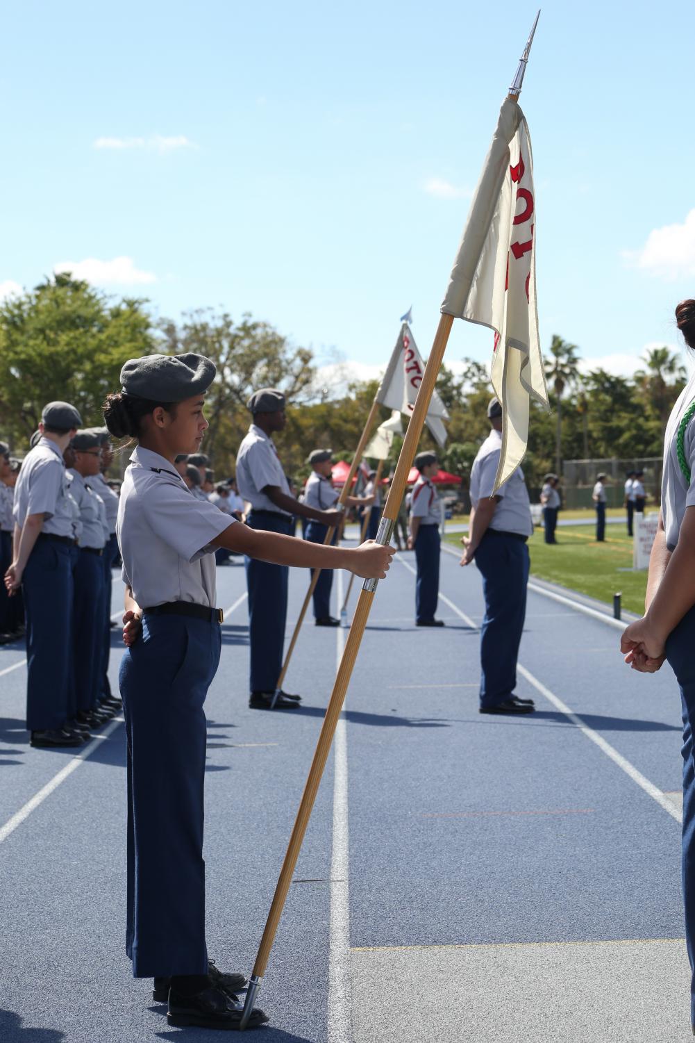 Carvalho commemorates JROTC cadets