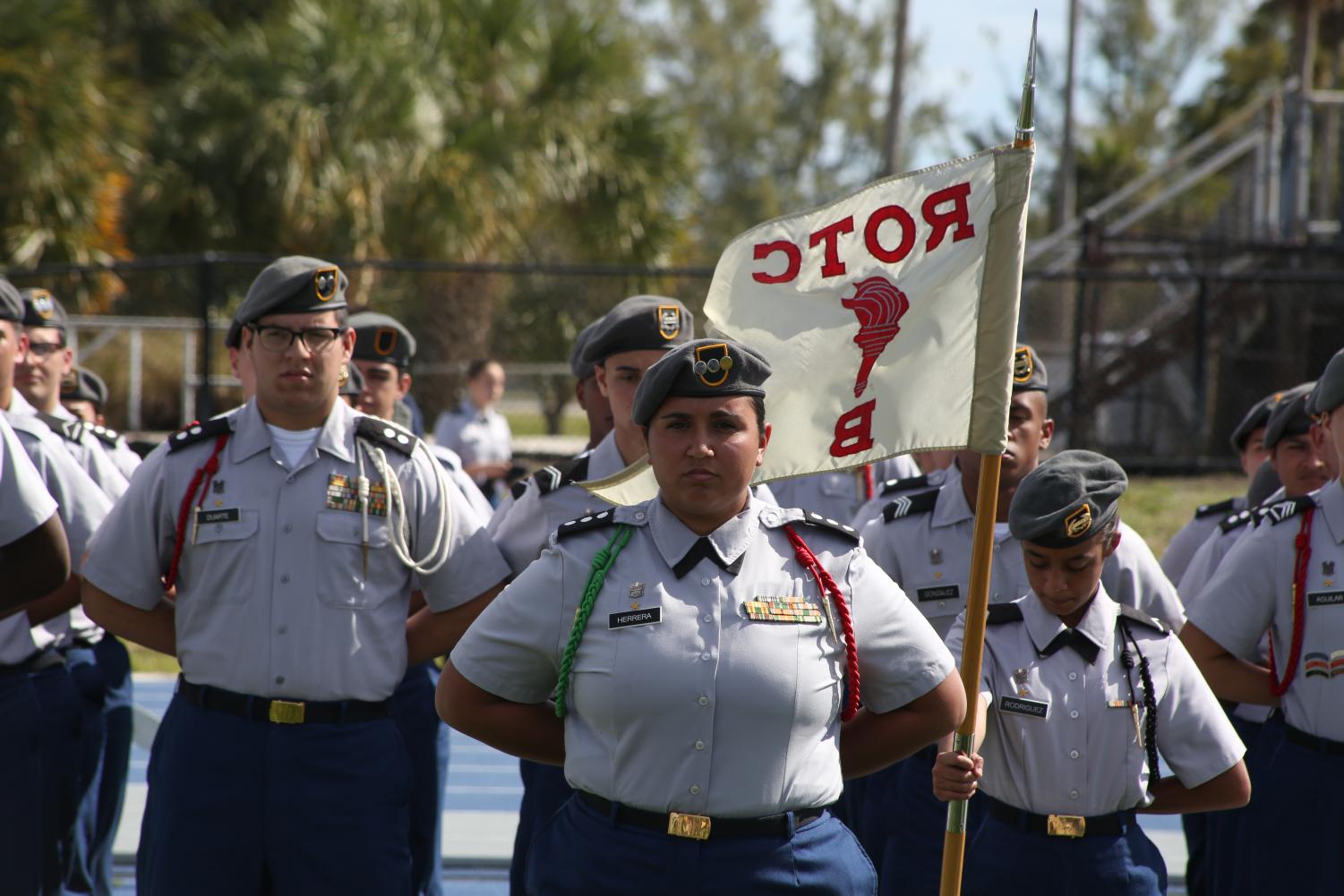 Carvalho commemorates JROTC cadets