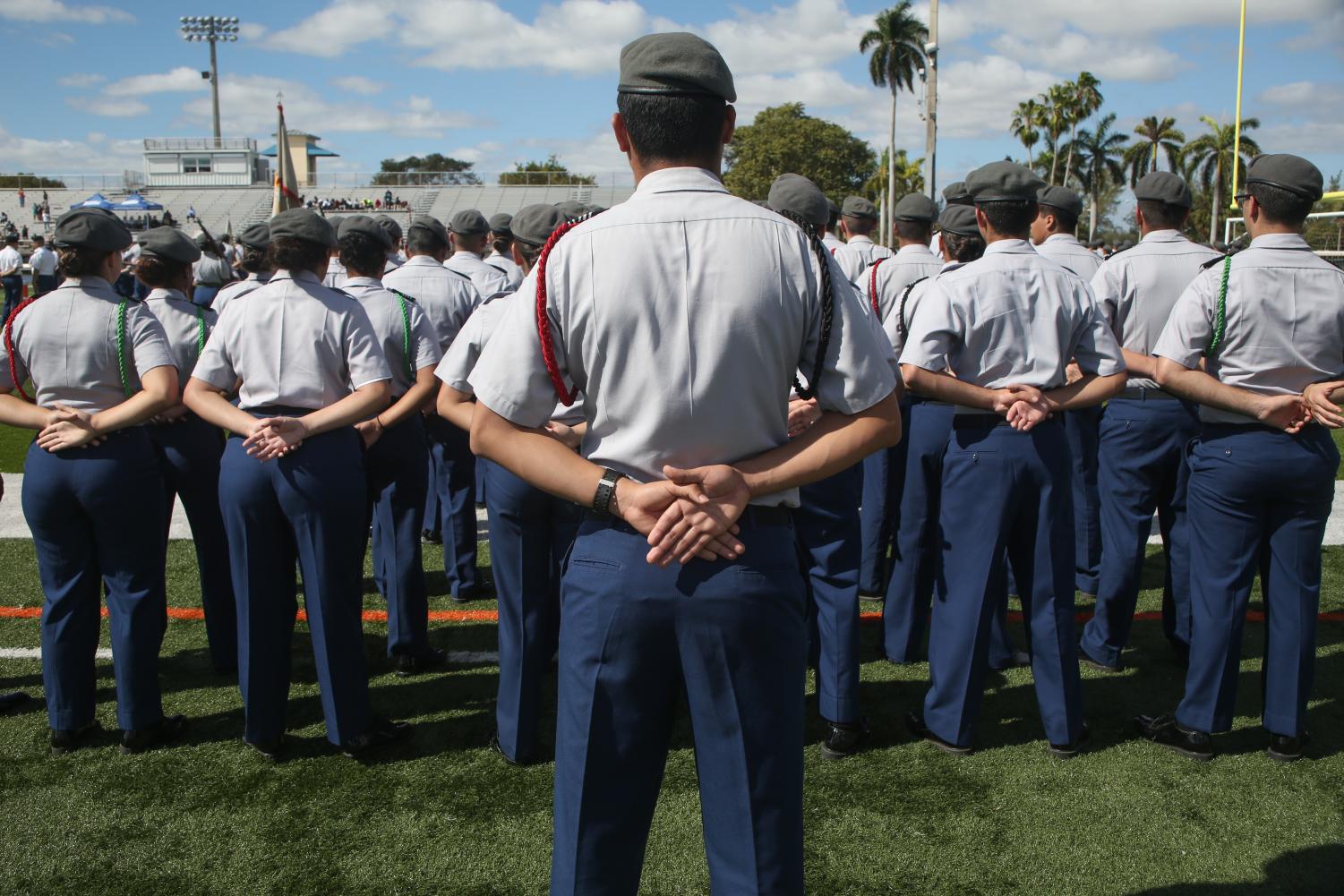 Carvalho commemorates JROTC cadets