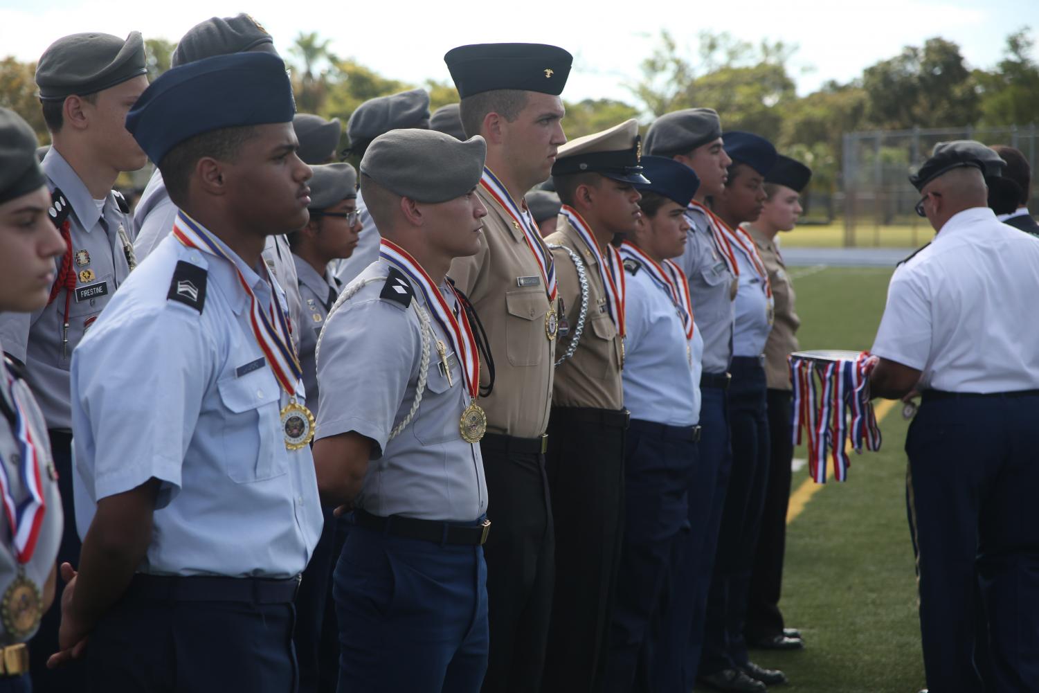 Carvalho commemorates JROTC cadets