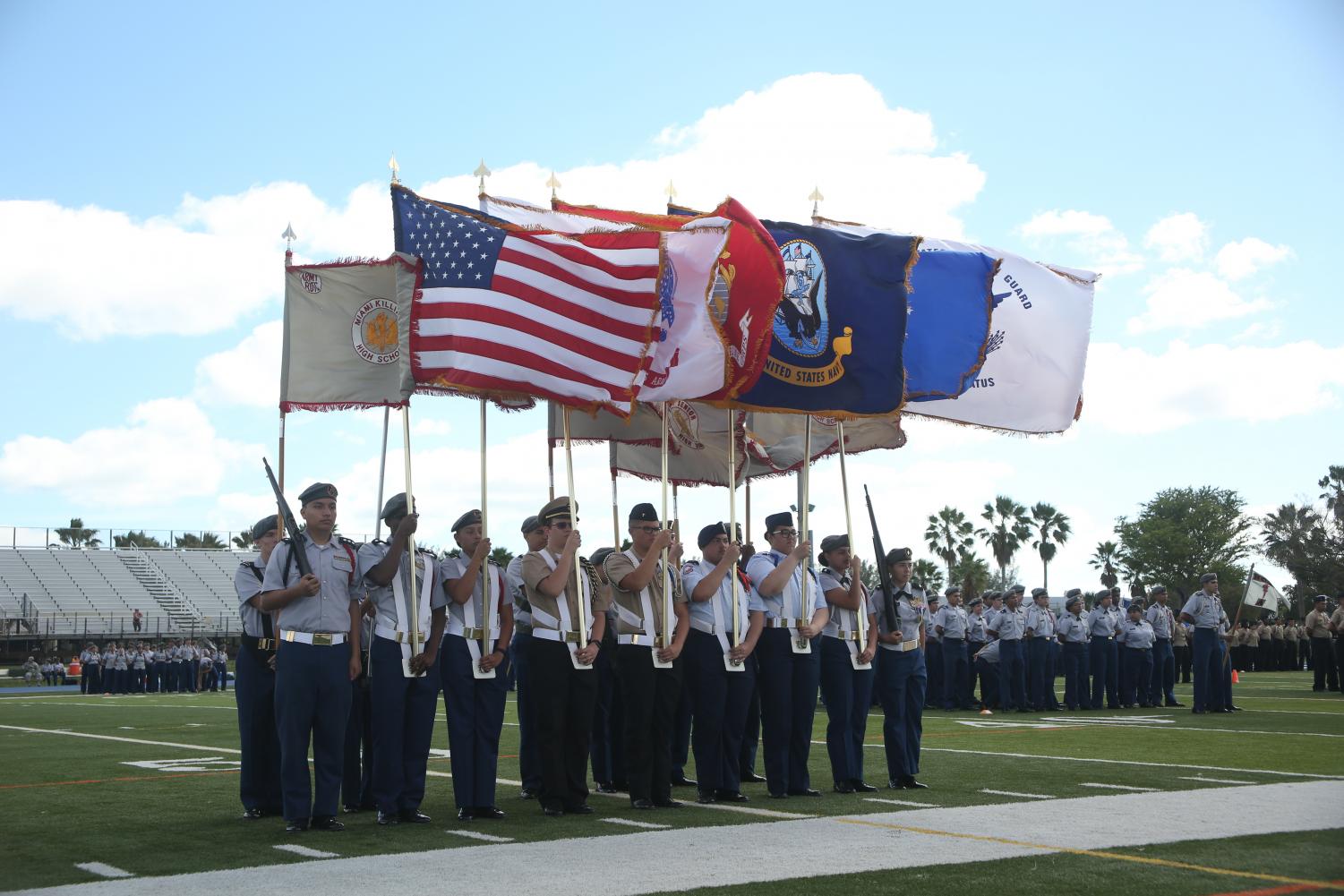 Carvalho commemorates JROTC cadets