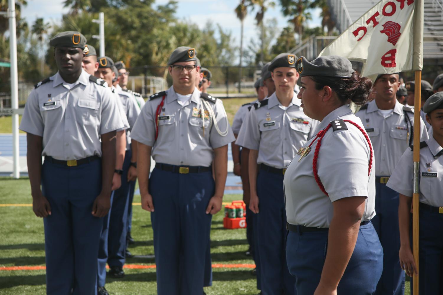 Carvalho commemorates JROTC cadets
