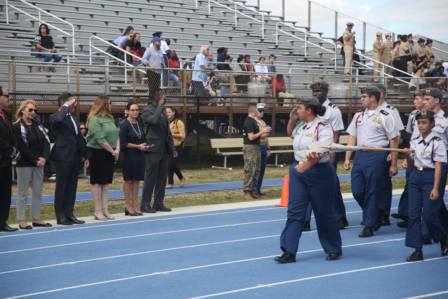 Carvalho commemorates JROTC cadets