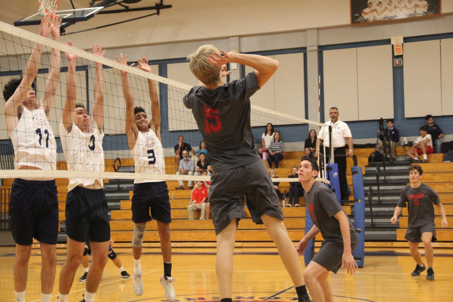 Gables' Volleyball Goes Head-to-Head Against Columbus