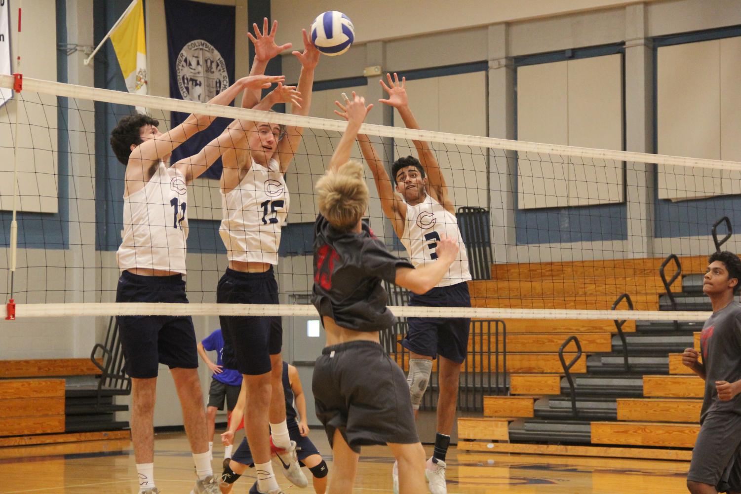 Gables' Volleyball Goes Head-to-Head Against Columbus