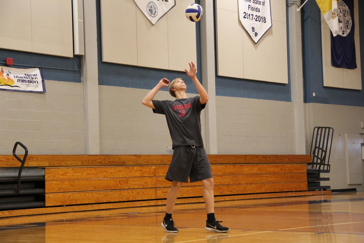 Gables' Volleyball Goes Head-to-Head Against Columbus