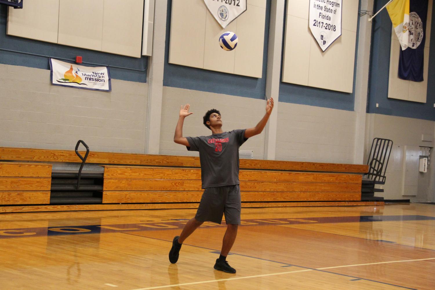 Gables' Volleyball Goes Head-to-Head Against Columbus