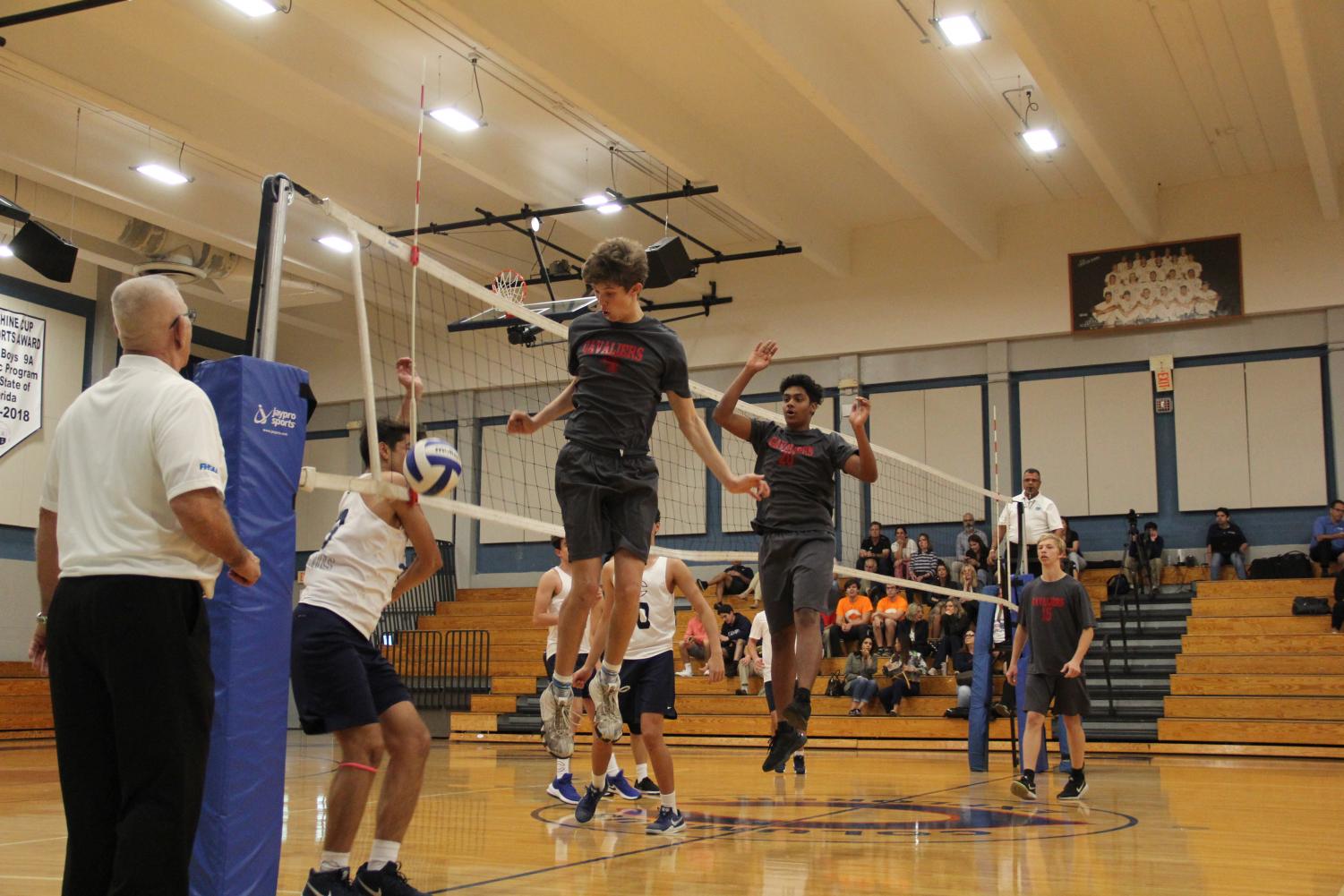 Gables' Volleyball Goes Head-to-Head Against Columbus