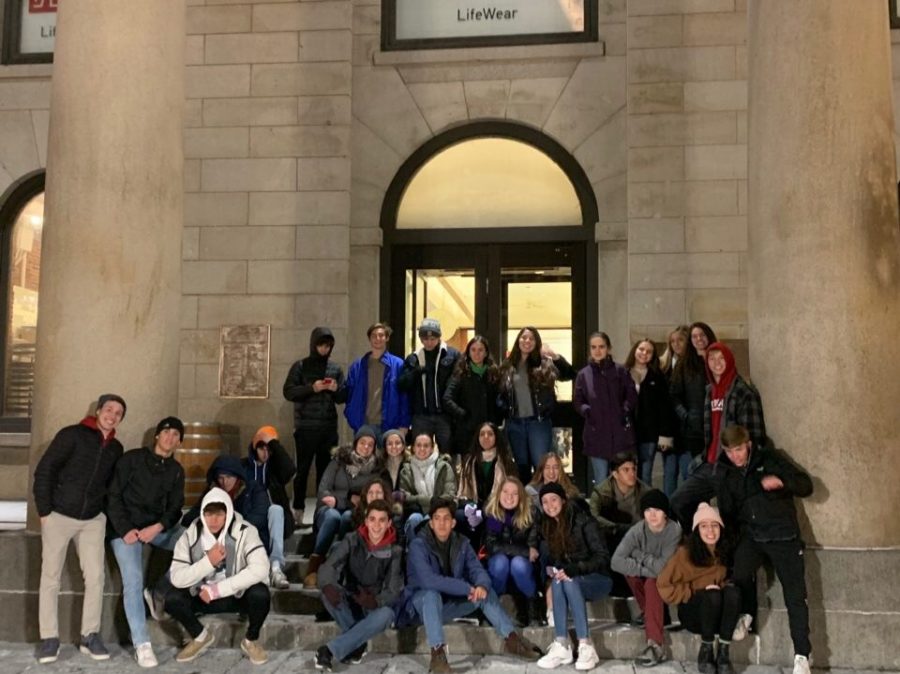 Students ate at the historic Faneuil Hall during their trip into the heart of Boston.