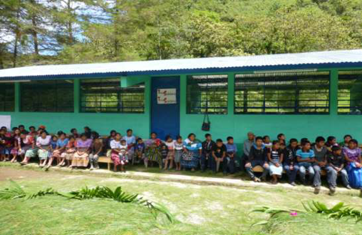 A school successfully built by the organization Oberts Al Mon. 
