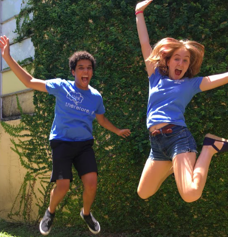 Current Bridge for Peace Entertainment secretaries, seniors Axel Rodriguez (left) and Isabella D'Ottone (right) celebrate their time on IBHS board.