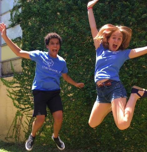 Current Bridge for Peace Entertainment secretaries, seniors Axel Rodriguez (left) and Isabella DOttone (right) celebrate their time on IBHS board.