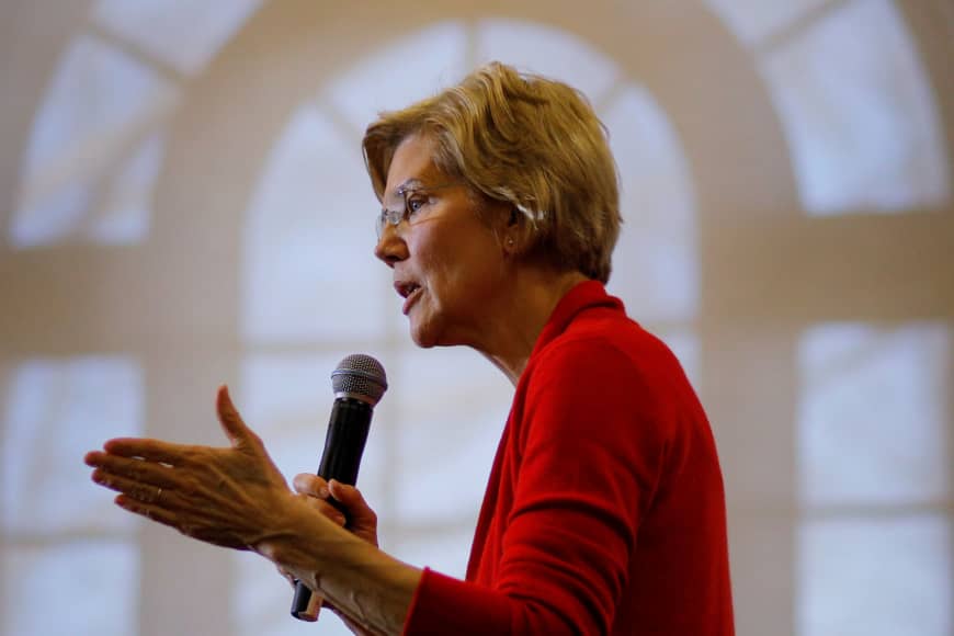 Senator Elizabeth Warren has announced her intention to aggressively regulate large tech firms as part of her presidential platform.