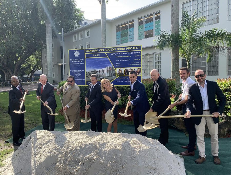 Miami Dade County Public School (MDCPS) board members along with school administrators gathered to celebrate this momentous day that marks the rebirth of Coral Gables Senior High (CGSH). 