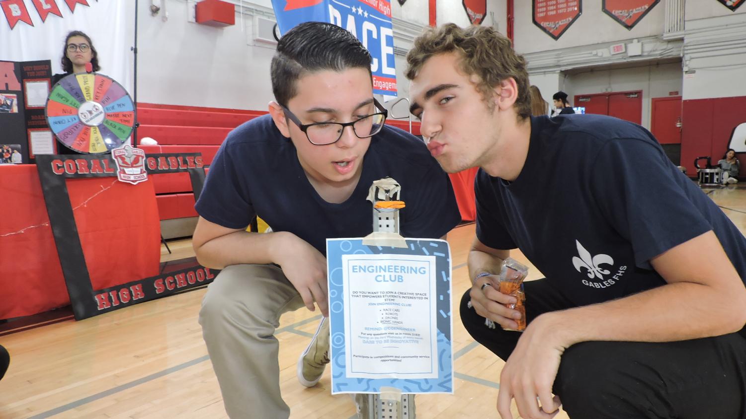 A Successful Cavalier Club Fair Hits the Gym!
