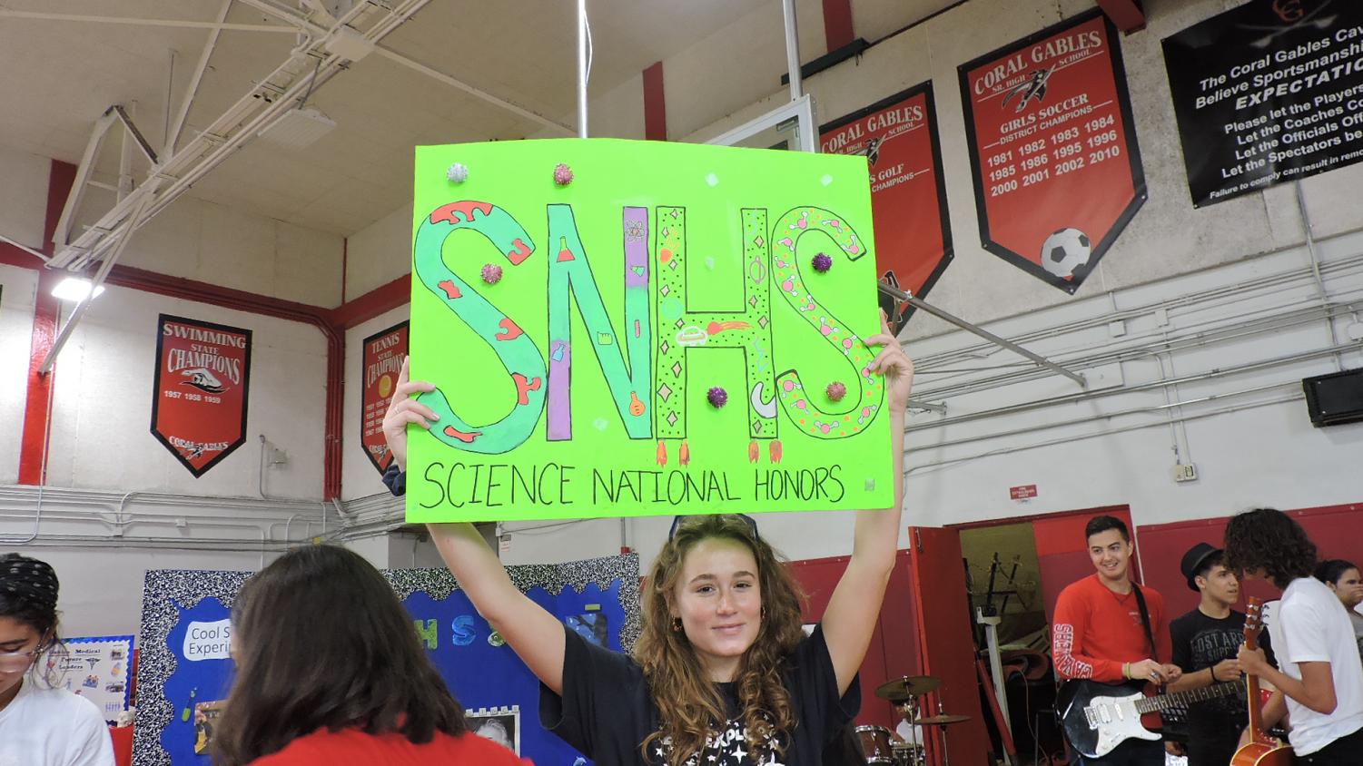 A Successful Cavalier Club Fair Hits the Gym!