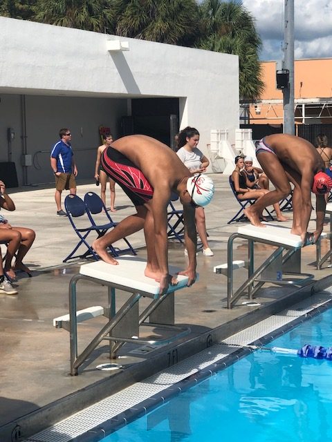 Cavaliers Pool Through the Deep End of Their Second Swim Meet