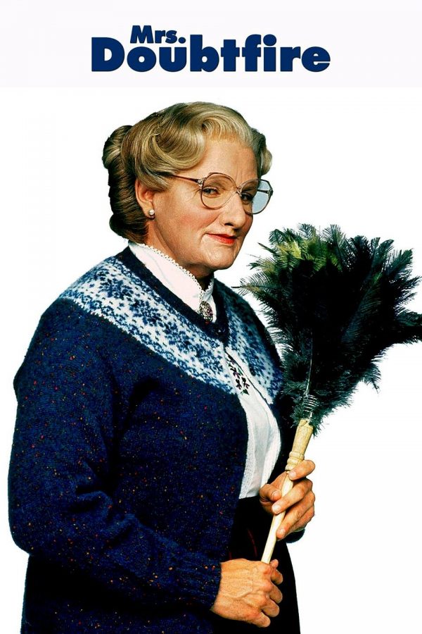 Movie cover for Mrs.Doubtfire.  