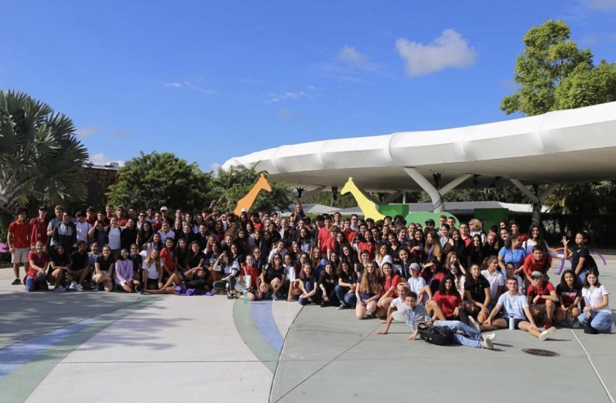 Students taking a first-year course of an International Baccalaureate science were taken to Zoo Miami in order to complete their Group Four project which consisted of selecting an animal and creating a presentation on it. 