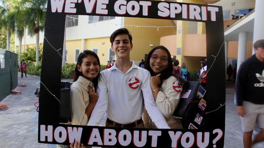 Creativity sparked in every students costume. While many wore store-bought costumes, many students created their own unique costumes.