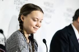 16-year-old, Swedish activist Greta Thunberg captures world attention.