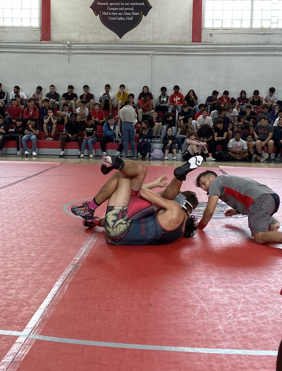 Gables+Wrestling+Team%3A+One+on+One+Match