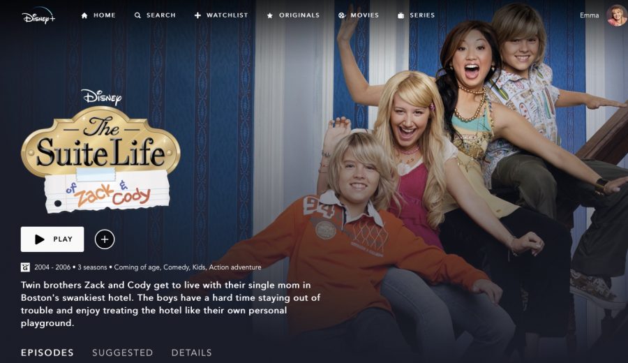 Disney+ offers great shows, such as "The Suite Life of Zack and Cody" starring Dylan and Cole Sprouse. 